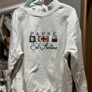 Gray Parke Set Active Sweatshirt